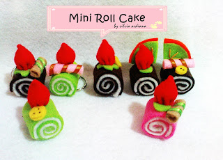 Tutorial : membuat Roll Felt Cake Sederhana