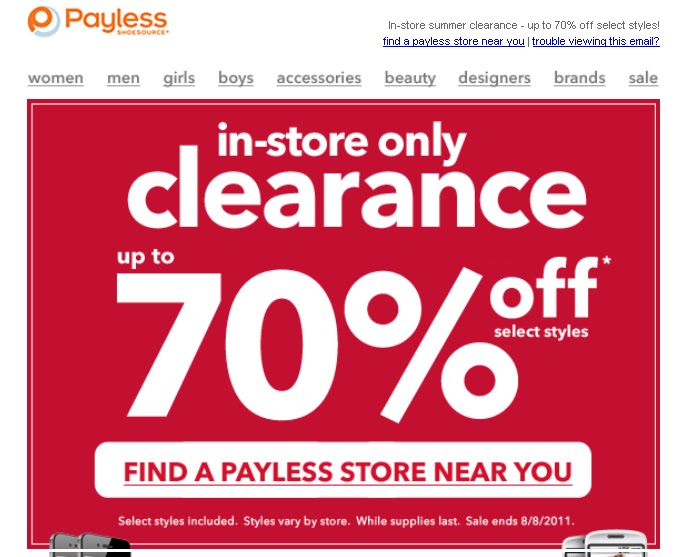 Payless Shoes Coupons, Coupon Codes, Promotional Codes and Promo Codes