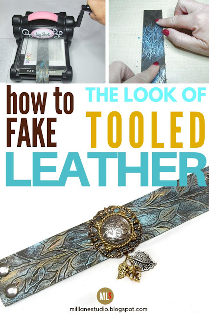 How to fake the look of tooled leather inspiration sheet