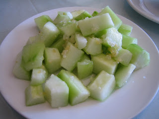 Dumpling Inn - marinated cucumber