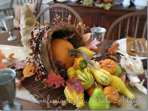 CONFESSIONS OF A PLATE ADDICT No-Sew Burlap Cornucopia2