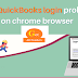 QuickBooks login issues in Chrome