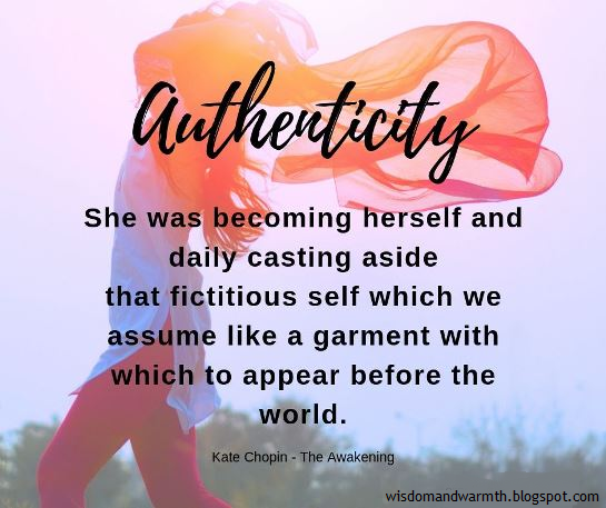 Kate Chopin — 'She was becoming herself and daily casting aside that fictitious self which we assume like a garment with which to appear before the world.