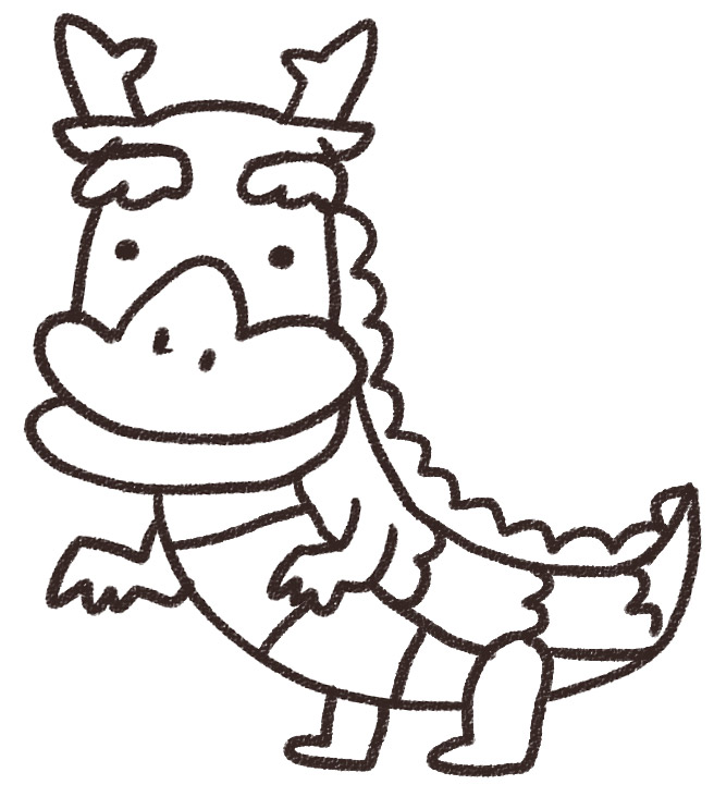 龍 ドラゴンのイラスト 辰年 干支 ゆるかわいい無料イラスト素材集 龍 ドラゴンのイラスト 辰年 干支 ゆるかわいい無料イラスト素材集