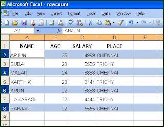 How to Select Every Nth row in Excel