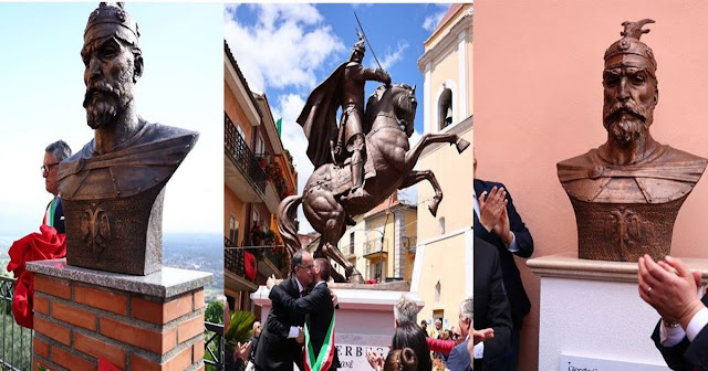 I tre busti di Skanderbeg nel Sud Italia (modifiche screenshot)