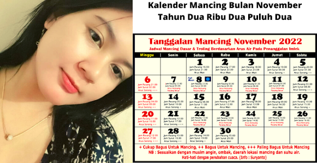 Kalender Mancing November 2022