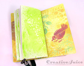 Butterfly Journal by Lisa Hoel with StencilGirl® Stencils