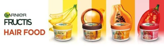 Garnier Fructis Hair Food *nuove maschere per capelli con il 98% di ingredienti naturali*