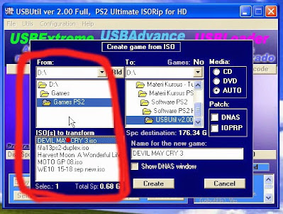Browse atau cari game PS2 ISO di komputer/laptop