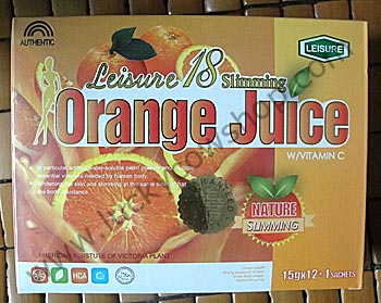 leisure 18 slimming orange juice