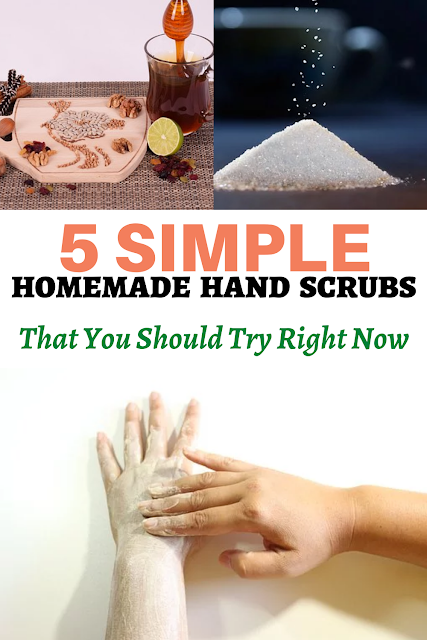 Simple Homemade Hand Scrubs