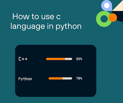 How to use c language in python