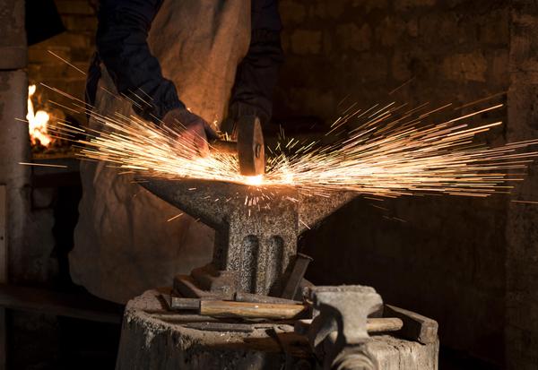 The Blacksmith Finishes His Business with One Stroke