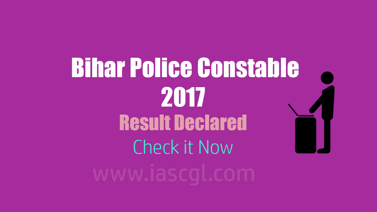 CSBC Bihar Police Result