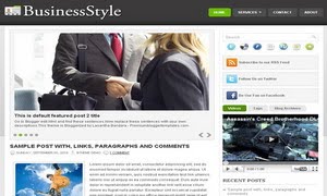 Business Style Blogger Template