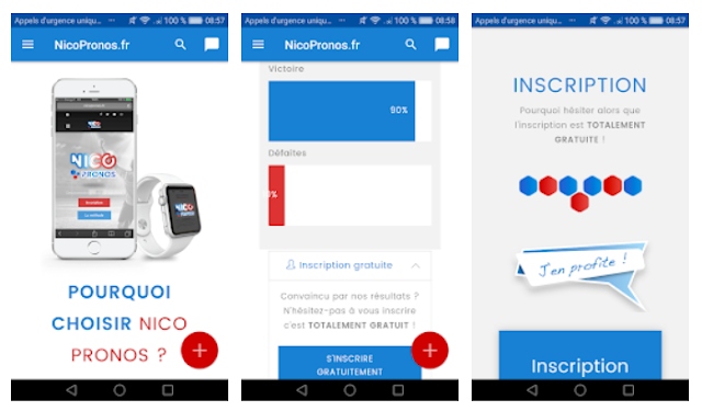 NicoPronos.fr Mobile App - YouthApps