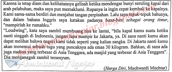 Soal UNBK Bahasa Indonesia SMA dan Kunci Jawabannya