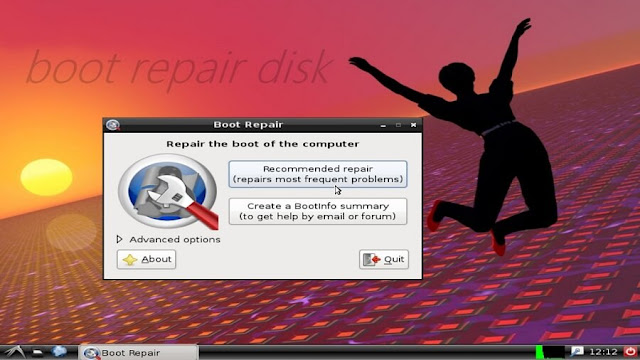 شرح أسطوانة boot repair disk