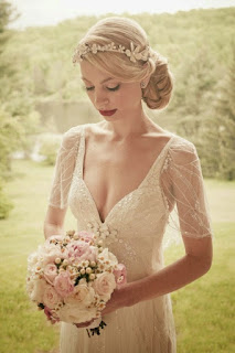 Vintage country wedding hair style own