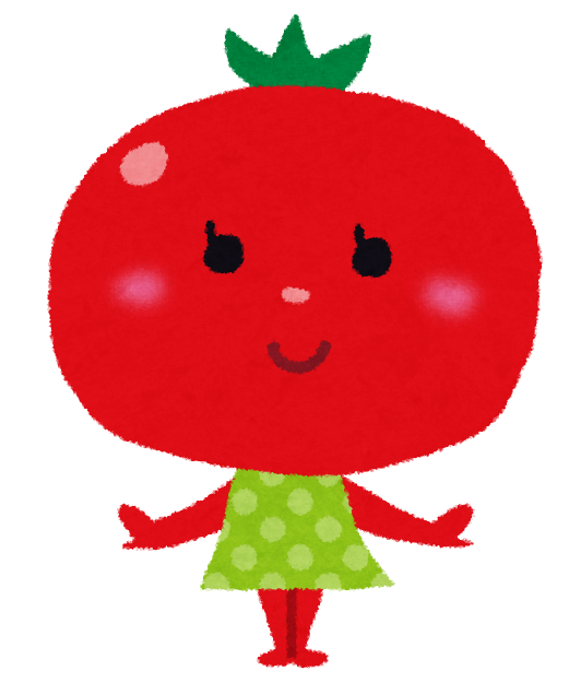 無料イラスト かわいいフリー素材集: トマトのキャラクター