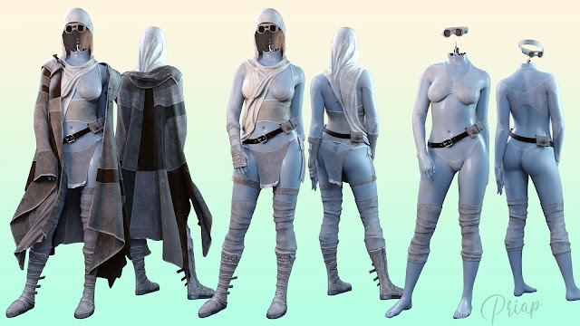dForce Zensun Outfit for Genesis 9