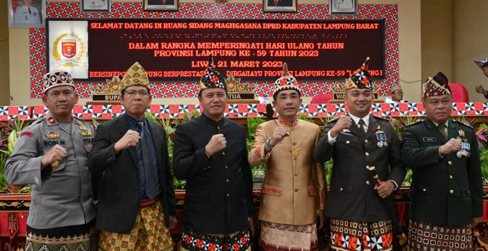 DPRD Lampung Barat Gelar Paripurna HUT Provinsi Lampung Ke-59