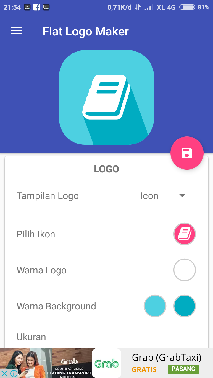 Membuat Desain  Logo  Flat Dengan Aplikasi  Di  Android 