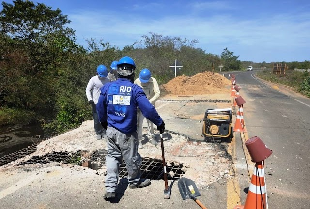 Governo do Piauí recupera ponte sobre o rio Pirangi, no norte do estado