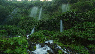 Keindahan Air Terjun Benang Kelambu  