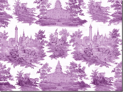 maryland toile ravens purple
