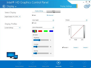 Intel HD Graphics Control Panel, Graphics Card Driver Lenovo G50-30 | Intel + NVIDIA Display Software For Windows 10 8 8.1 7