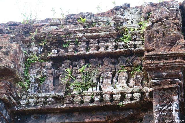 UNESCO World Heritage cultural site of the My Son. My Son was once the religious and political capital of the Champa Kingdom who ruled Central Vietnam from 4th to 15th century. 