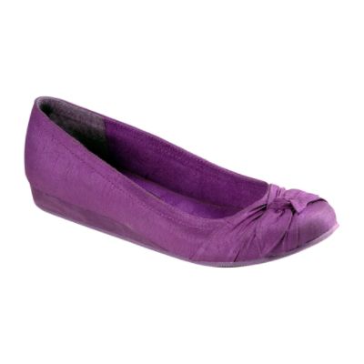 Purple Flat Shoes on Purple Shoes Peeking Out From Under My Dress These Aren
