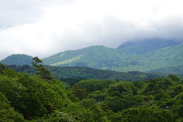 鳥取県米子市淀江町本宮 淀江どんぐり村 大山の眺望