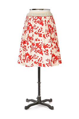 Anthropologie Bougainvillea Skirt