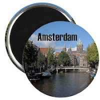 The 17th-century canals located in heart of Amsterdam, Netherlands, are in UNESCO World Heritage list. Store:cafepress.com/AM_Nlterdam