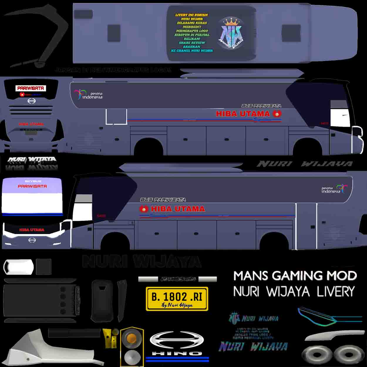 download livery srikandi shd rombak sr1