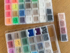 Mini Hama bead sorted storage