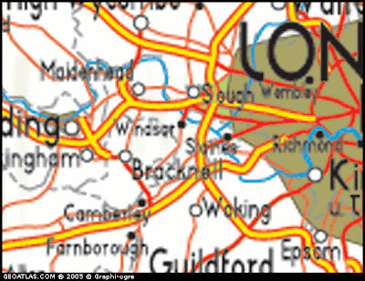 Map of Slough City Picture