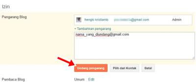 cara mengganti admin blogspot menjadi pemilik blog (admin) baru