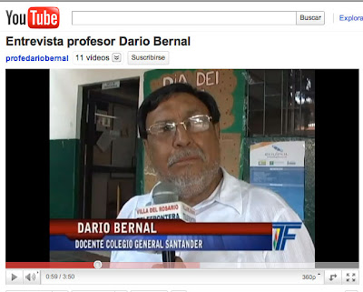 Entrevista al Profesor Dario Bernal en la inauguración del centro de la Cerámica