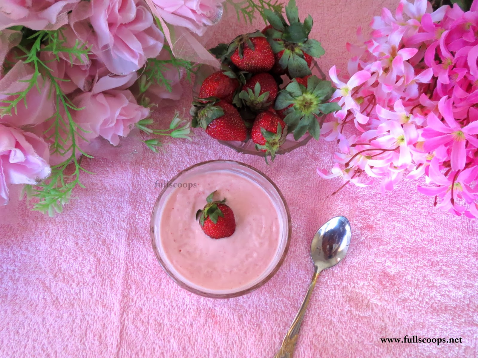 Strawberry Shrikhand