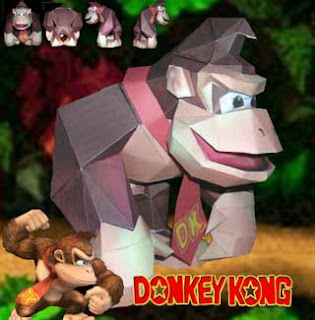 Donkey Kong Papercraft