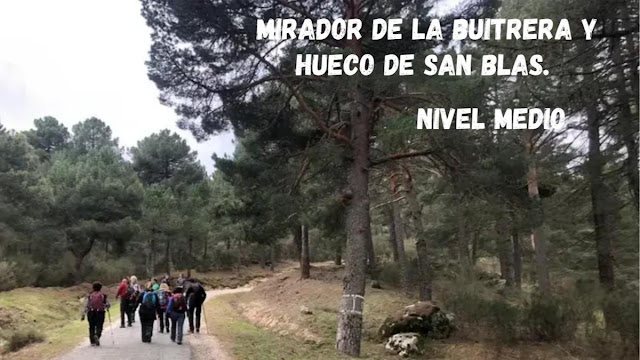 Camino al mirador de La Buitrera, con tu grupo de montaña y senderismo - escapadillas.com
