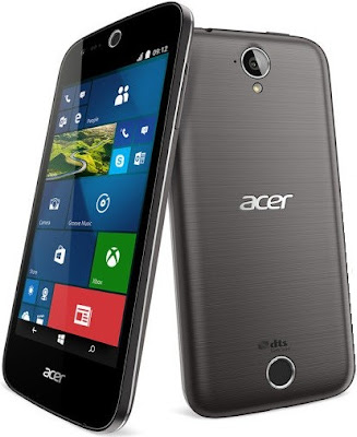 Acer Liquid M330, Ponsel 4G LTE Berbasis Windows 10 Mobile