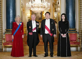 King Charles state banquet for South Korean president