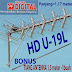  Antena TV HD U-19L / YAGI Kecil