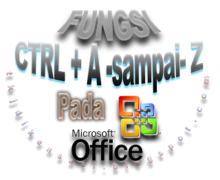 Fungsi Kombinasi CTRL + A - Z Pada MS.Office