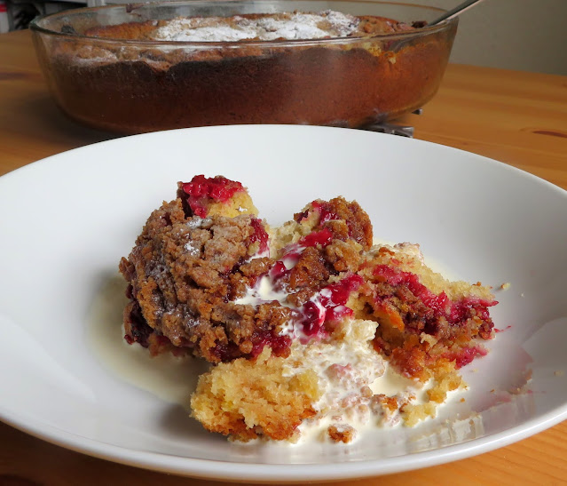 Lemon Raspberry Buckle